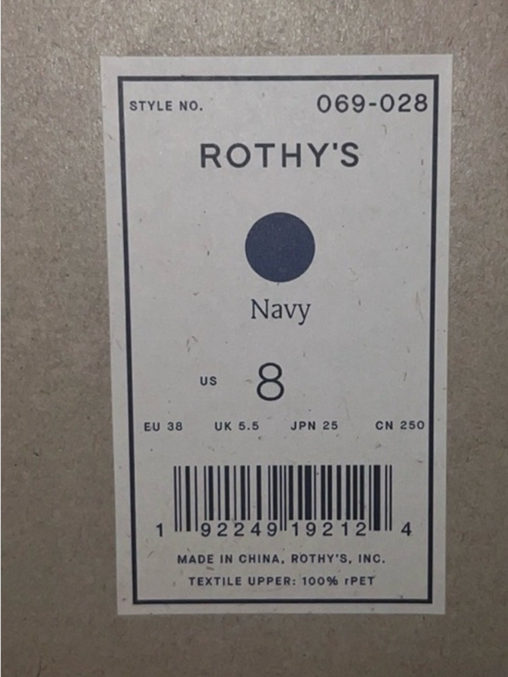 Rothy's woman’s Navy blue - Picture 9 of 10